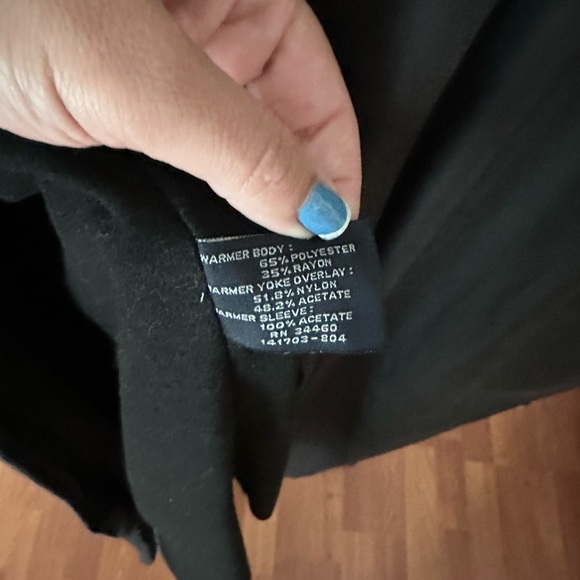 London Fog black trench coat - Picture 3 of 5